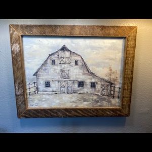 12 x 18 Barn Print Wire Hang